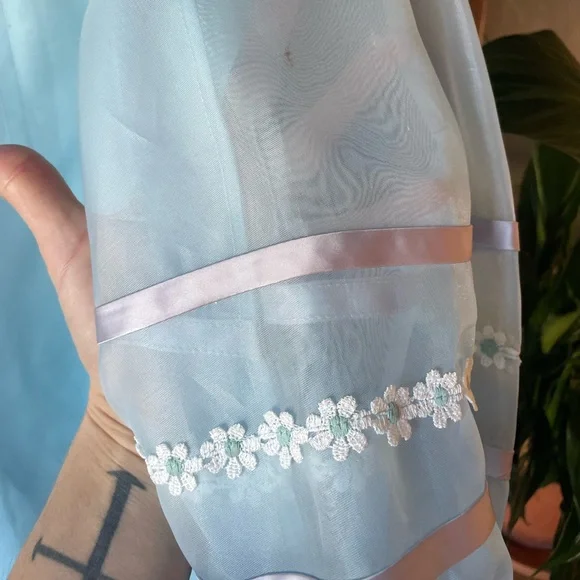 ILGWU VTG 1970’s Embroidered Dress - Picture 6 of 8